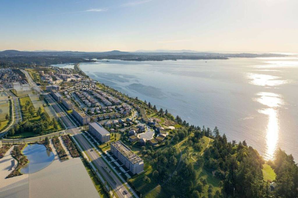 An aerial rendering of The Beachlands. (Courtesy of The Beachlands)